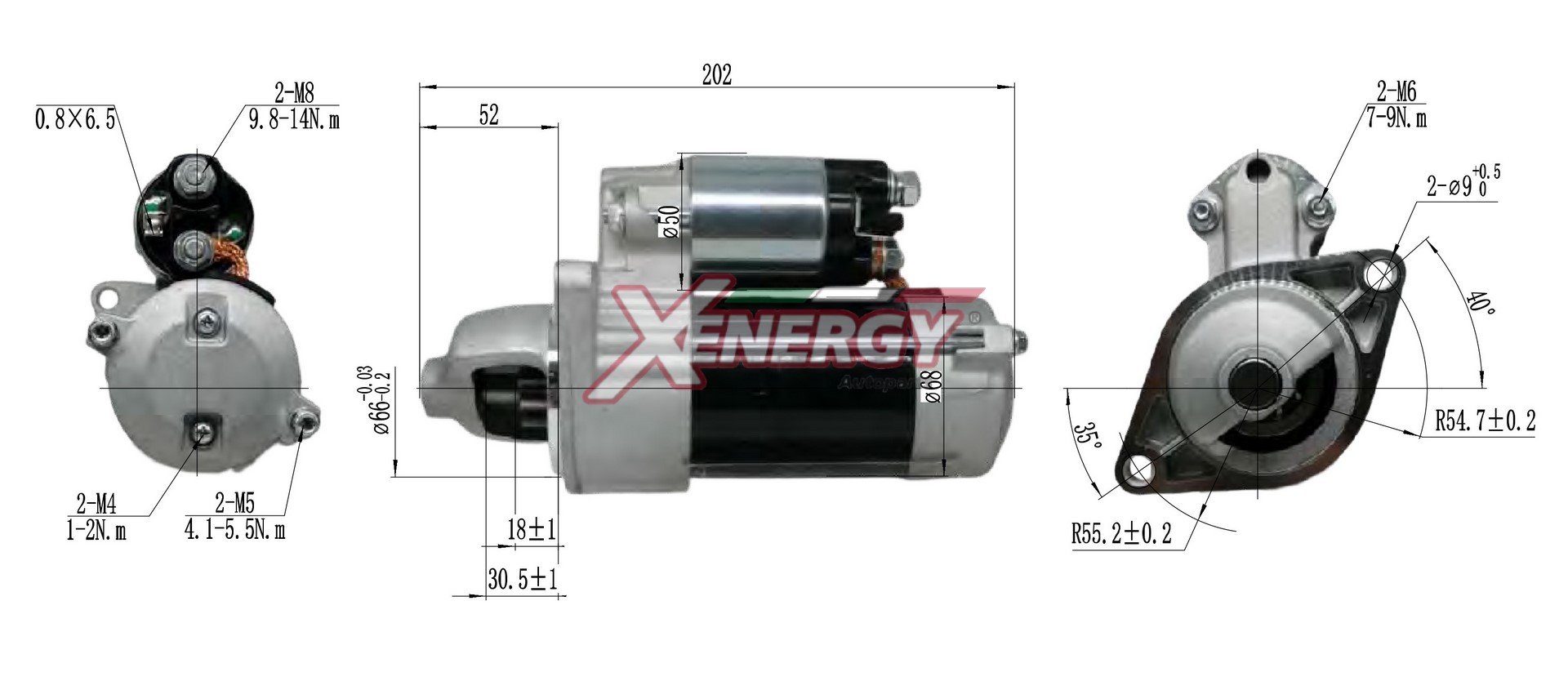Motorino d'avviamento AP XENERGY XST16640AD
