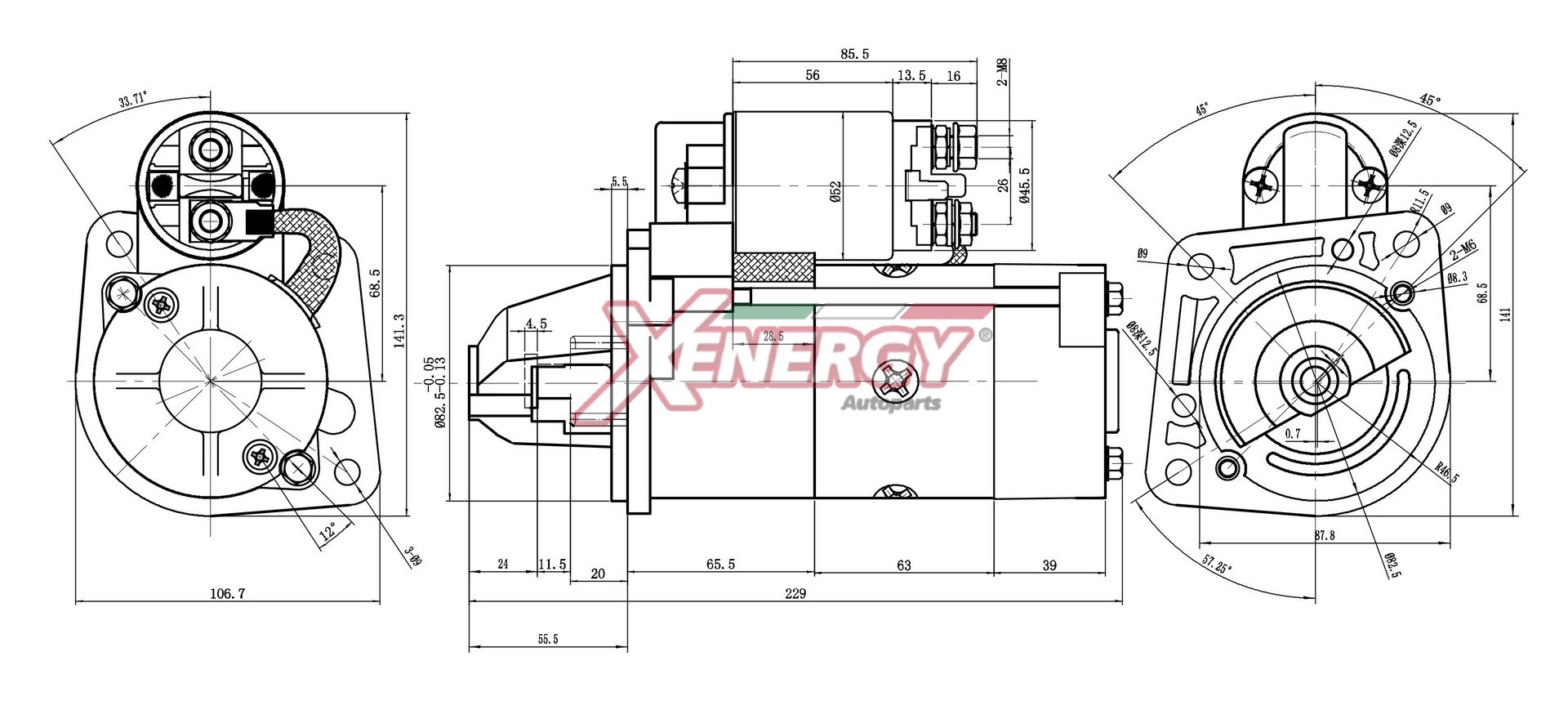 Motorino d'avviamento AP XENERGY XST16935AD