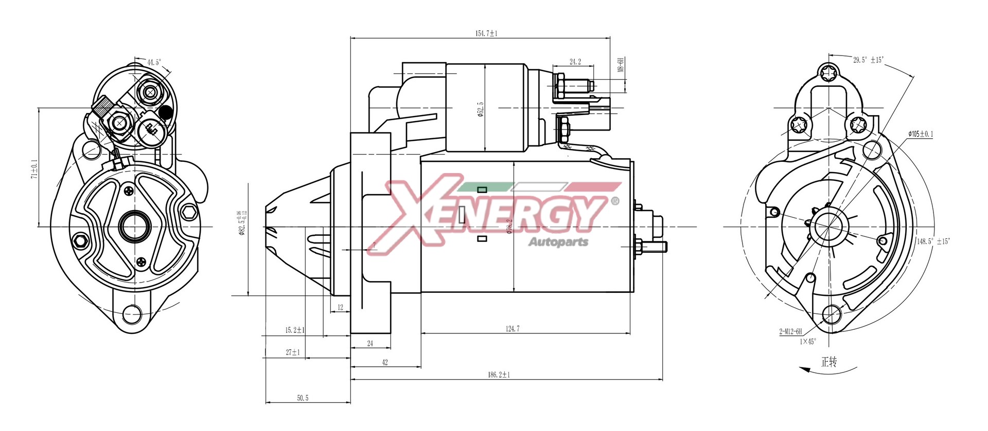 Motorino d'avviamento AP XENERGY XST38410AD