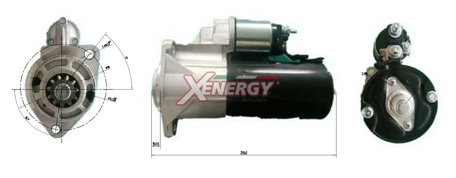 Motorino d'avviamento AP XENERGY XST53710AD