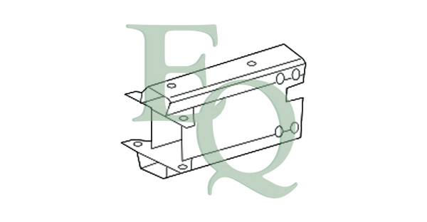 STAFFA PARAURTI ANT DX ALLUMINIO