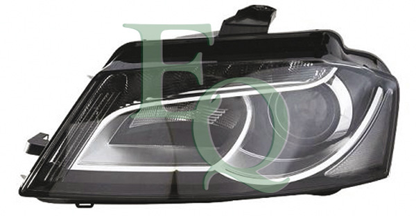 PROIETTORE DX XENON C/MOTORE PARAB NERA