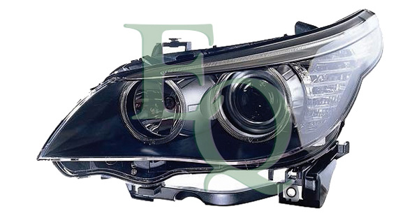 PROIETTORE DX LED ELETT C/MOTORE PARAB NERA