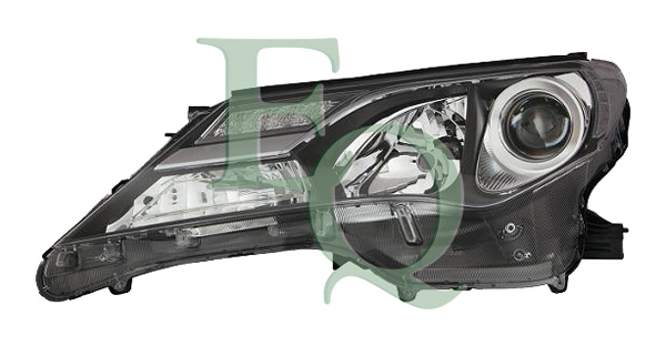 PROIETTORE DX A LED XENON PARAB NERA