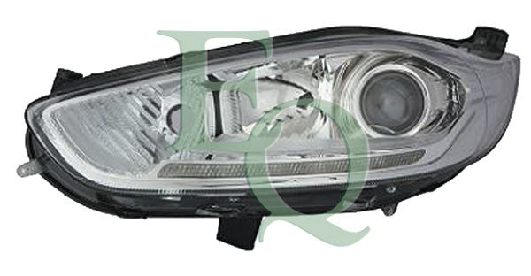 PROIETTORE DX H7+H1 A LED ELETT C/MOTORE PARAB CROMATA LUCE DIURNA