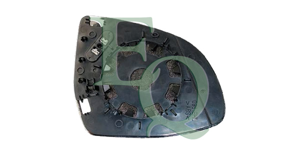 PIASTRA SPECCHIO DX TERM 2 PINS ASF CON VETRO