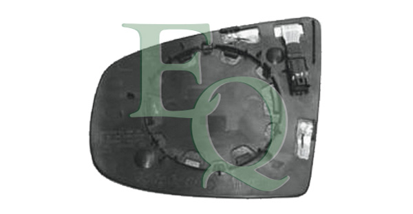 PIASTRA SPECCHIO SX BLU TERM 4 PINS ASF