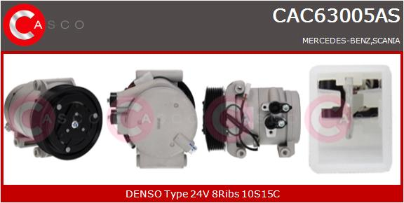 CASCO Compressore, Climatizzatore MERCEDES TRUCKS