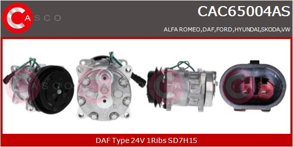 CASCO Compressore, Climatizzatore DAF