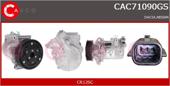 CASCO Compressore, Climatizzatore RENAULT-NISSAN