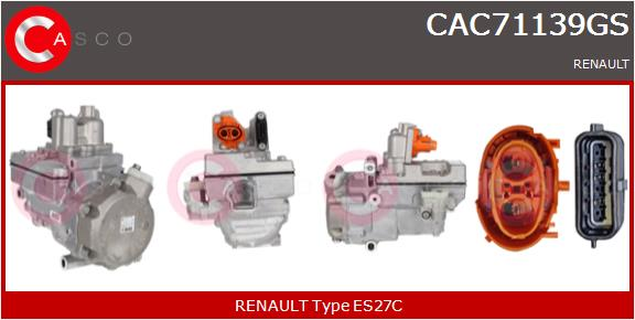 CASCO Compressore, Climatizzatore RENAULT