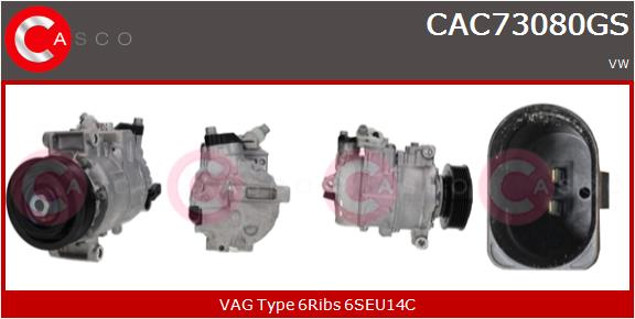 CASCO Compressore, Climatizzatore VW