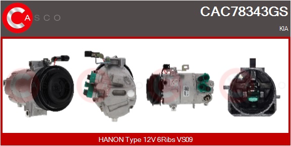 CASCO Compressore, Climatizzatore KIA-HYUNDAI