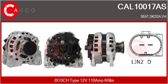 CASCO Altern.SEAT,SKODA,VW