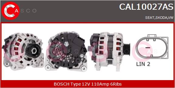 CASCO Altern.VW,SEAT,SKODA