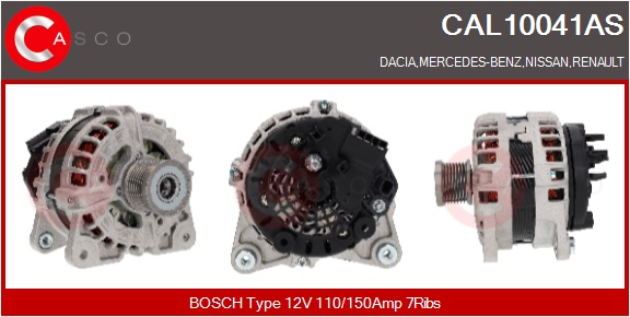 CASCO Alternatore DACIA,RENAULT