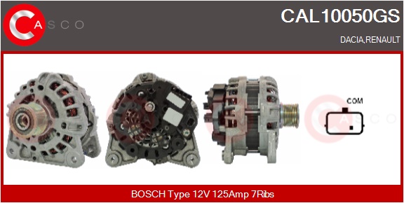 CASCO Altern.DACIA,RENAULT