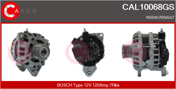 CASCO Altern.NISSAN,RENAULT