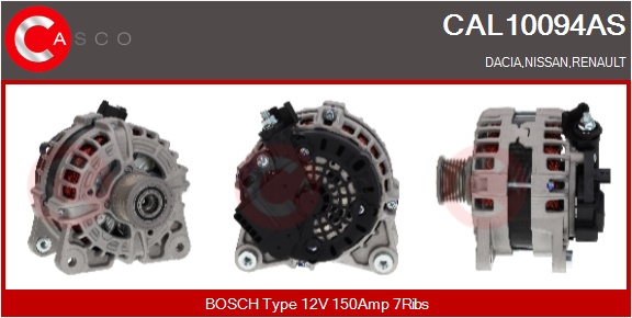 CASCO Alternatore DACIA,NISSAN,RENAULT
