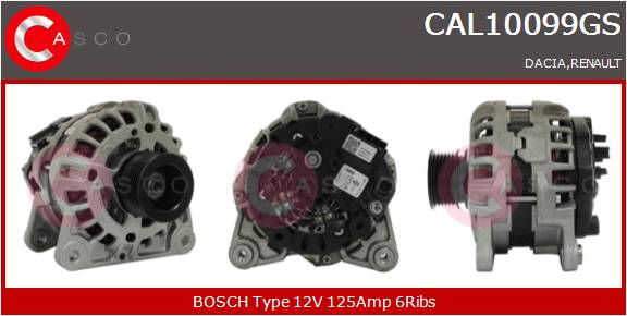 CASCO Altern.DACIA,RENAULT