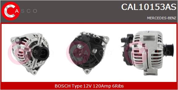 CASCO Altern.MERC. 14V120A
