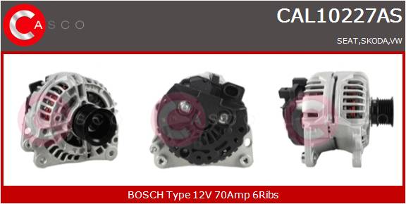 CASCO Altern.SEAT-VW 70A