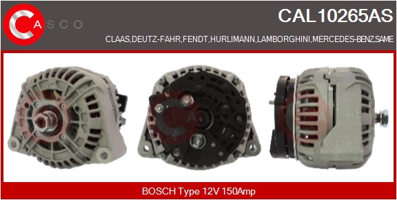 CASCO Altern.MERCEDES,JOHN DEERE