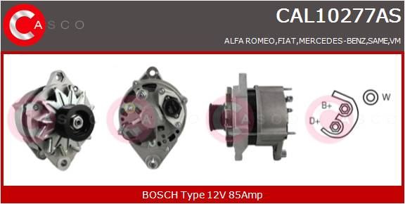 CASCO Altern.ALFA,FIAT,VM