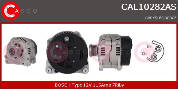 CASCO Alternatore CHRYSLER,DODGE