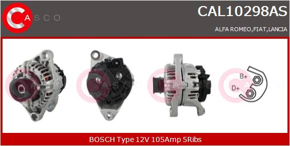 CASCO Altern.Fiat-14V105A