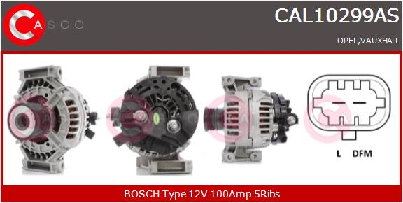 CASCO Altern.OPEL,VAUXHALL