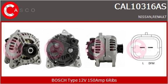 CASCO Altern.RENAULT