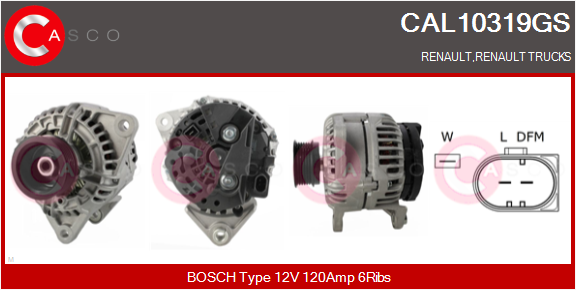 CASCO Altern.RENAULT Trucks