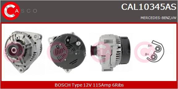 CASCO Altern.MERCEDES,VW