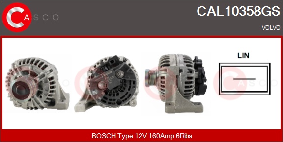 CASCO Altern.VOLVO TRUCKS