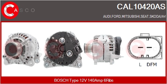 CASCO Altern.AUDI,VW