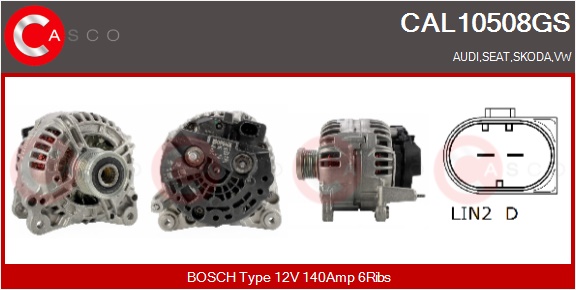 CASCO Altern.VAG,RENAULT