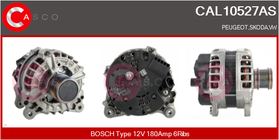 CASCO Alternatore PEUGEOT,SKODA,VW