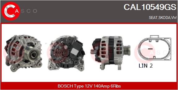 CASCO Altern.SEAT,SKODA,VW