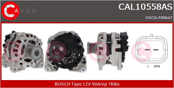 CASCO Alternatore DACIA,RENAULT
