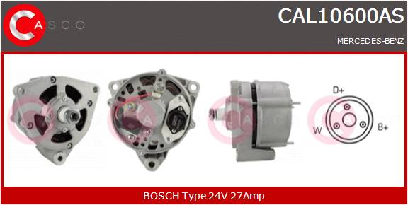 CASCO Altern.MERCEDES TRUCKS