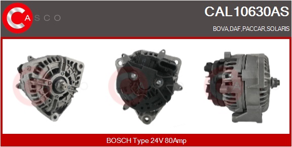 CASCO Alternatore BOVA,DAF,PACCAR,SOLARIS