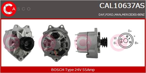 CASCO Altern.MERCEDES TRUCKS