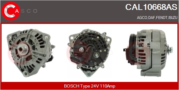 CASCO Altern.AGCO SISU,FENDT,ISUZU