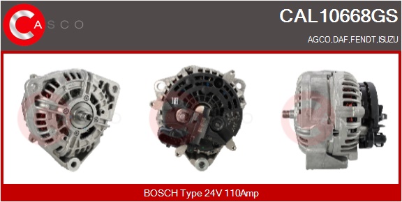 CASCO Altern.AGCO SISU,FENDT,ISUZU