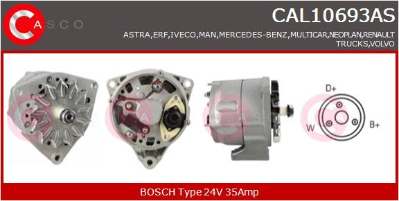 CASCO Altern.MERCEDES TRUCK