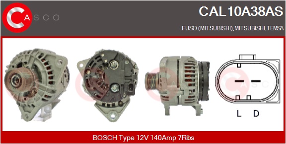 CASCO Altern.MITSUBISHI TRUCK