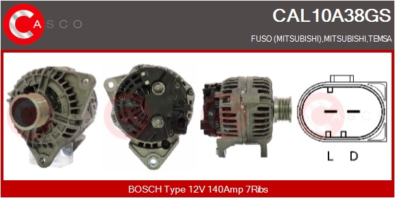 CASCO Altern.MITSUBISHI TRUCK