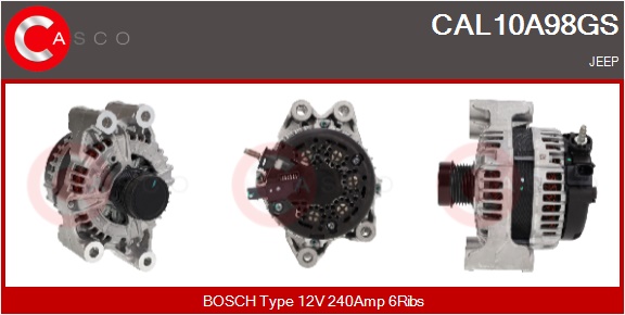 CASCO Alternatore JEEP
