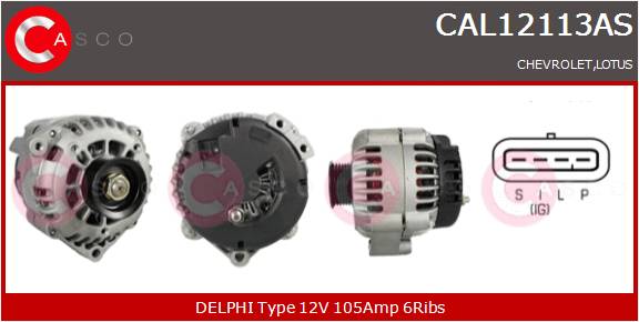 CASCO Altern.CHEVROLET